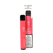 Load image into Gallery viewer, Elf Bar 600 Puffs Disposable Kit | 20mg | Wolfvapes - Wolfvapes.co.uk-PINK GRAPEFRUIT
