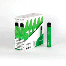 Load image into Gallery viewer, Elf Bar 600 Puffs Disposable Kit | 20mg | Wolfvapes - Wolfvapes.co.uk-SPEARMINT
