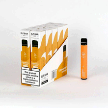 Load image into Gallery viewer, Elf Bar 600 Puffs Disposable Kit | 20mg | Wolfvapes - Wolfvapes.co.uk-STRAWBERRY BANANA
