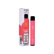 Load image into Gallery viewer, Elf Bar 600 Puffs Disposable Kit | 20mg | Wolfvapes - Wolfvapes.co.uk-STRAWBERRY ICE CREAM
